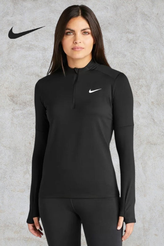 NIKE HAUT À DEMI-GLISSIÈRE Dri-FIT ELEMENT POUR FEMMES. DH4951