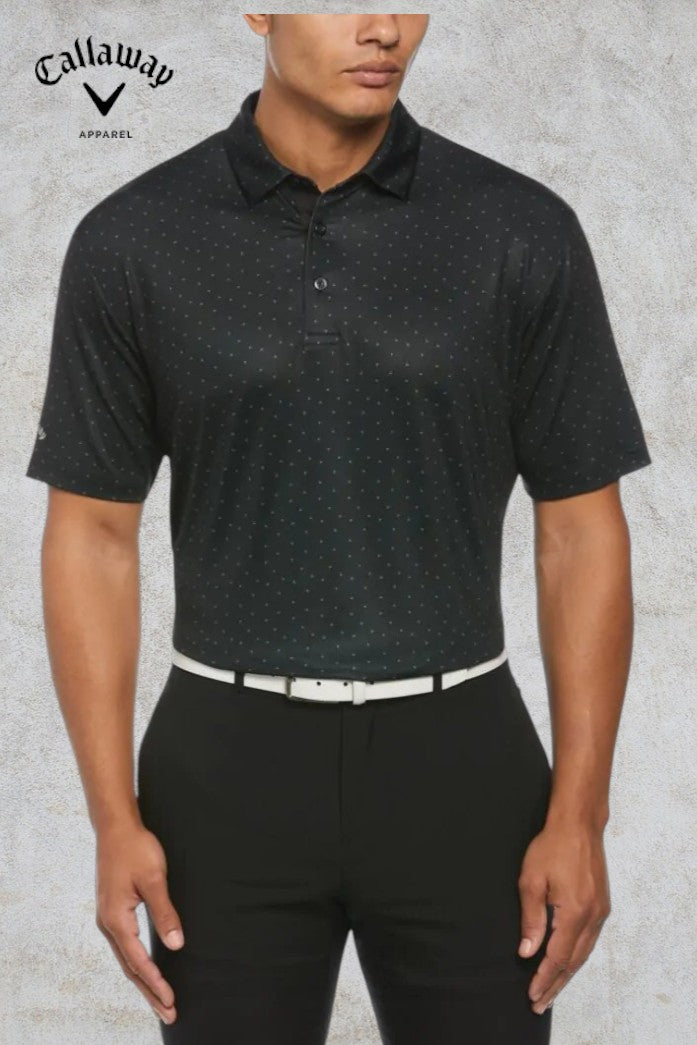CALLAWAY POLO À IMPRIMÉ MICRO CHEV. CGM791