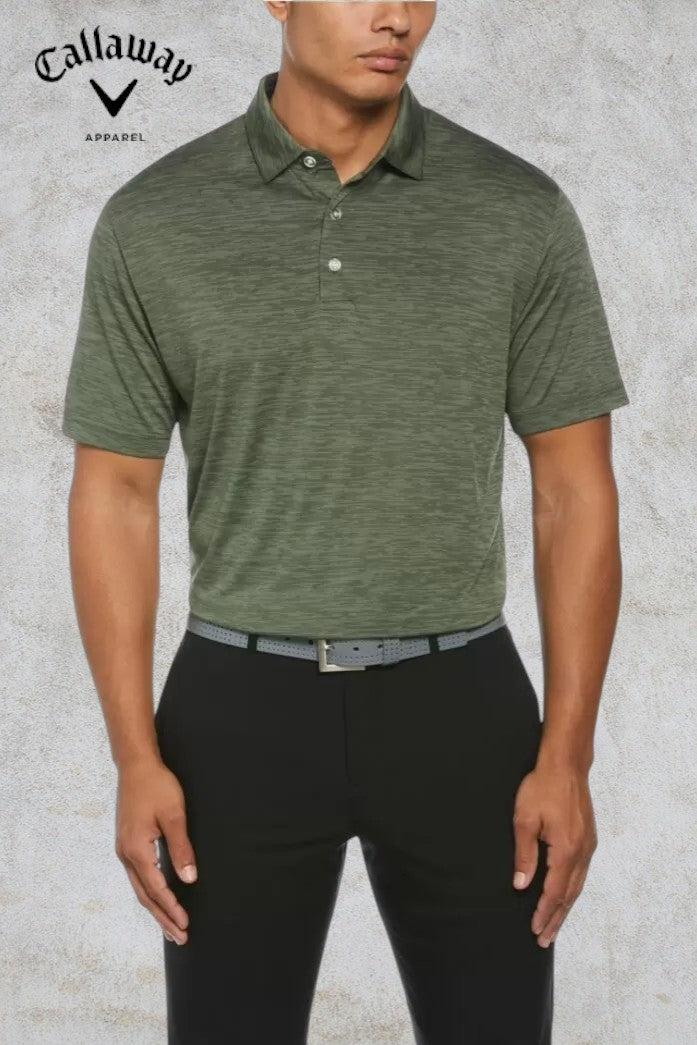 CALLAWAY POLO TEXTURÉ À RAYURES BRISÉES. CGM737