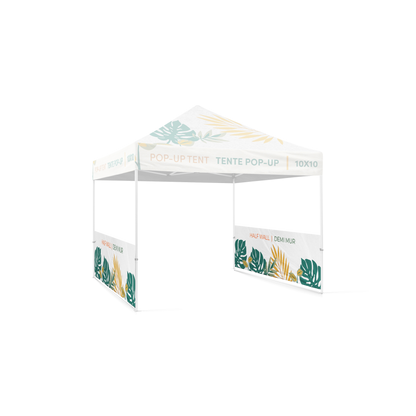 10' Half Wall for Popup Tent