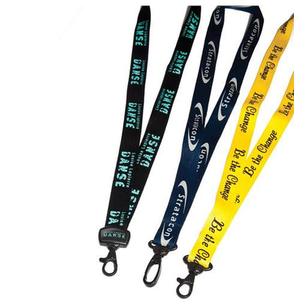 Tradeshow Deluxe Lanyards - 1 Side Print 