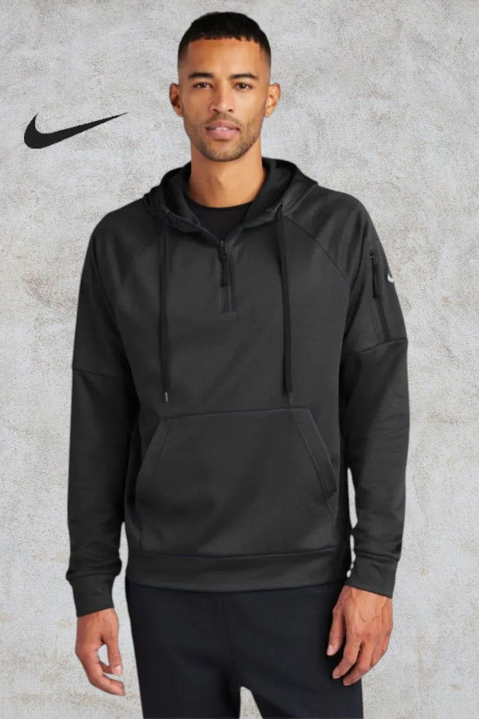 NIKE CHANDAIL À CAPUCHON À GLISSIERE 1/4 EN MOLLETON Therma-FIT. NKFD9742