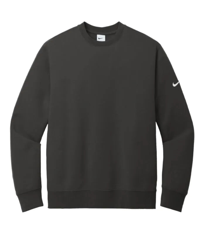 NIKE CHANDAIL COL ROND CLUB FLEECE AVEC LOGO SWOOSH SUR LA MANCHE. NKFD9863