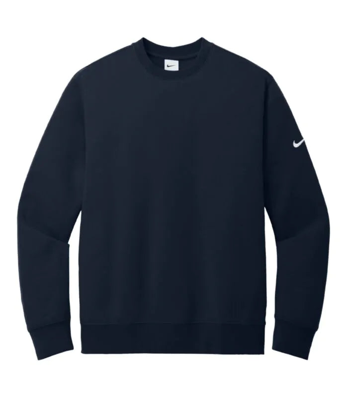 NIKE CHANDAIL COL ROND CLUB FLEECE AVEC LOGO SWOOSH SUR LA MANCHE. NKFD9863
