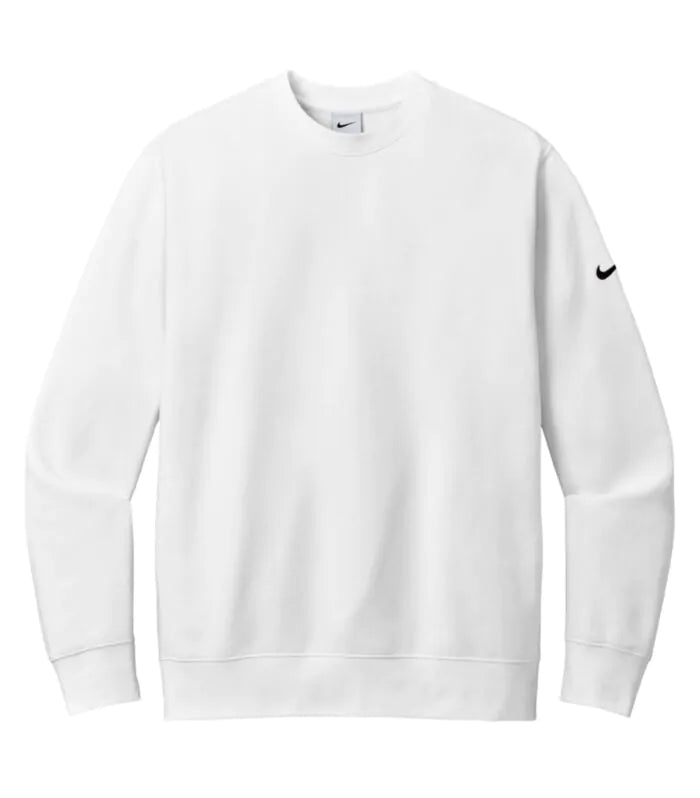 NIKE CHANDAIL COL ROND CLUB FLEECE AVEC LOGO SWOOSH SUR LA MANCHE. NKFD9863