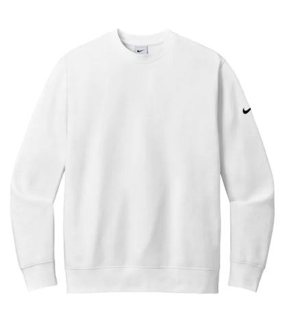 NIKE CHANDAIL COL ROND CLUB FLEECE AVEC LOGO SWOOSH SUR LA MANCHE. NKFD9863