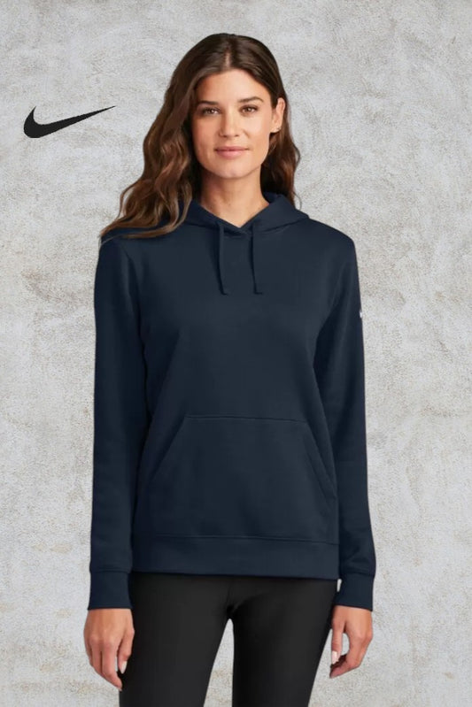 NIKE CHANDAIL À CAPUCHON MOLLETON CLUB AVEC SWOOSH À LA MANCHE POUR FEMMES. NKFD9889