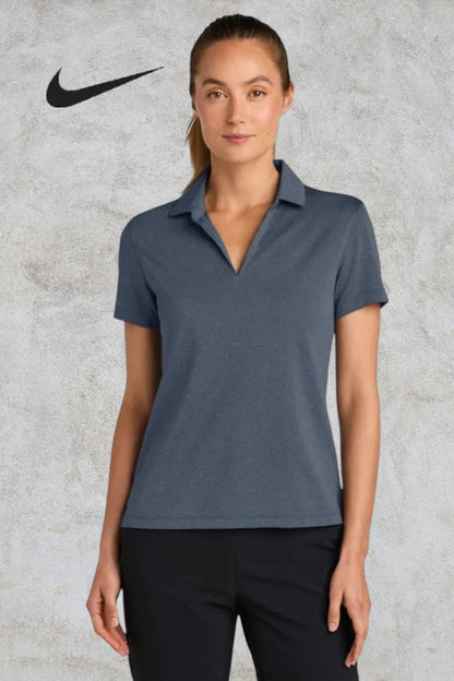 NIKE POLO CHINÉ LISSE Dri-FIT POUR FEMMES. NKFQ4793