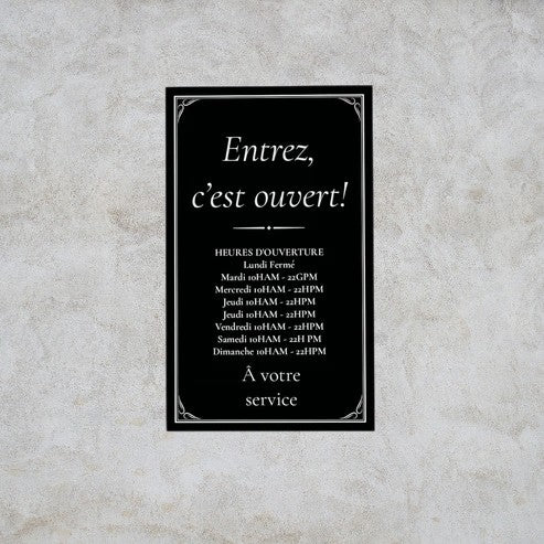 Panneaux sur pieds en plastique ondulé