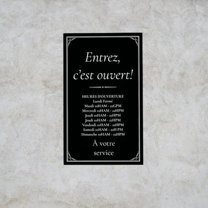 Panneaux sur pieds en plastique ondulé