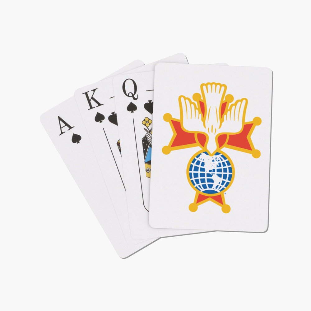 Cartes à jouer personnalisées Chevaliers de Colomb originales