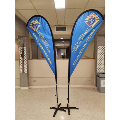 Beachflag model Teardrop