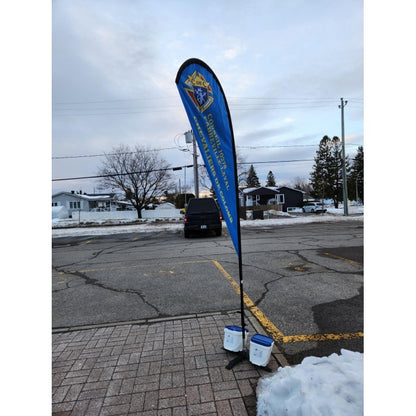 Beachflag model Teardrop