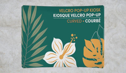 VELCRO POP-UP KIOSK - CURVED 10'