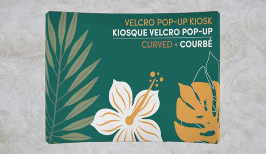 VELCRO POP-UP KIOSK - CURVED 8'