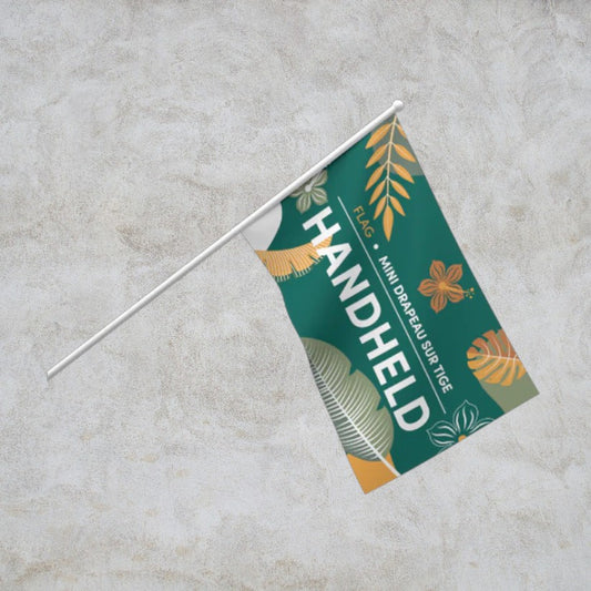 Demonstration flag - with stick 