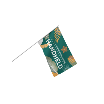 Demonstration flag - with stick 