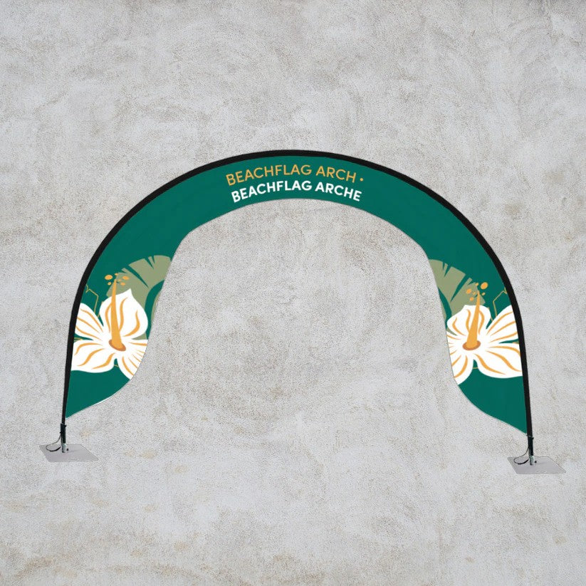 BEACH FLAG ARCH