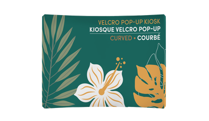 VELCRO POP-UP KIOSK - CURVED 10'